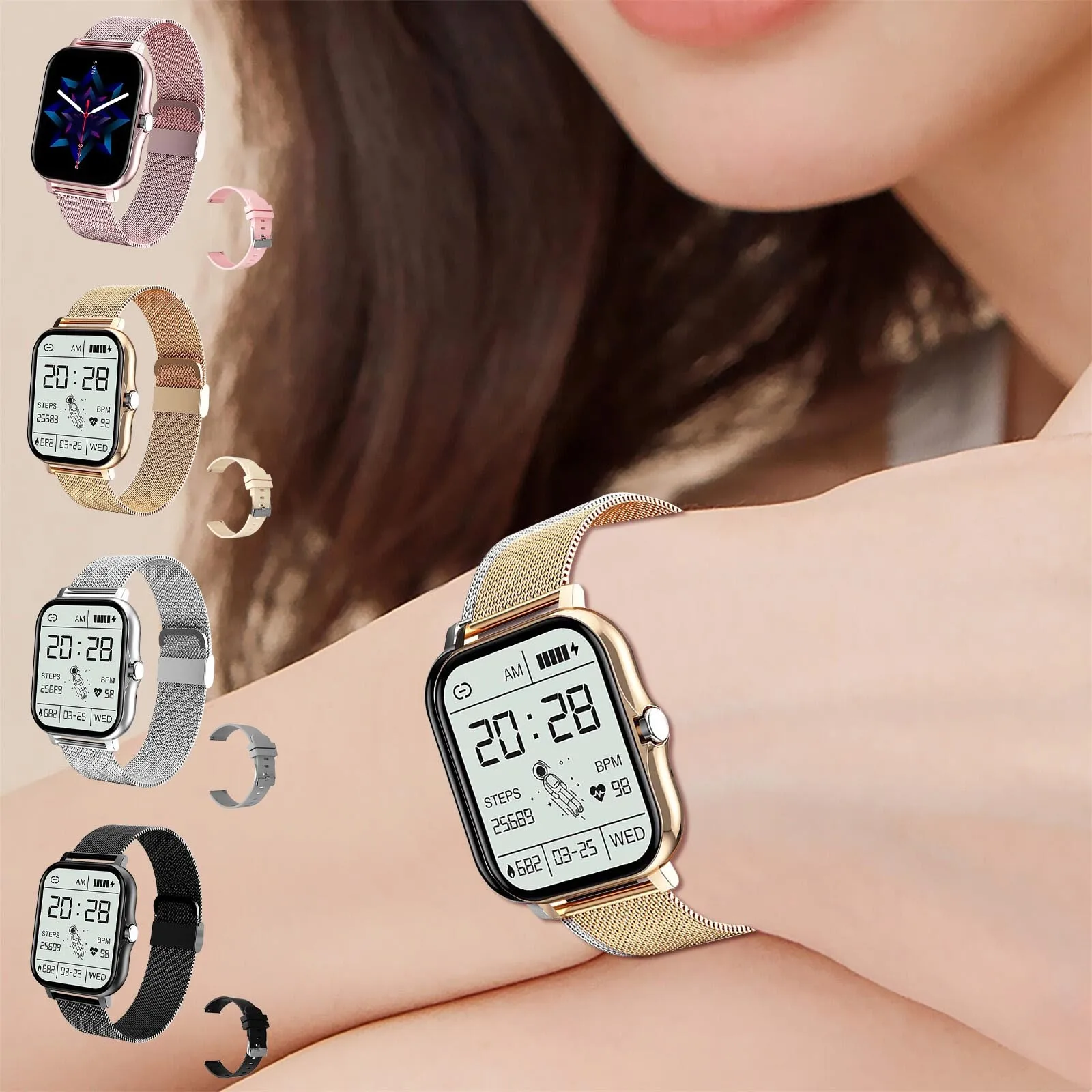 

For Apple Huawei Xiaomi Y13 Sleep Monitoring Pedometer Bluetooth Call Watch Smart Watch Men's 1.69 Inch Smart Waterproof