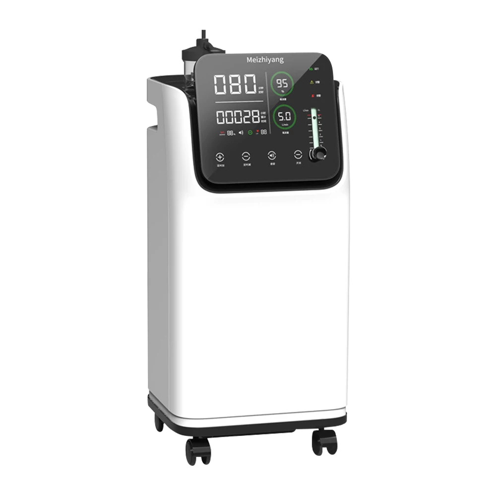 

ZY-5AW Household Oxygen Concentrator 5L Nursing Medical Equipment Nebulizer Function Oxygen Concentrator 110V 220V Touch Screen