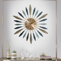 3d creative art windmill wall clock mute quartz wall clocks for home living room decor nordic fashion watch clocks