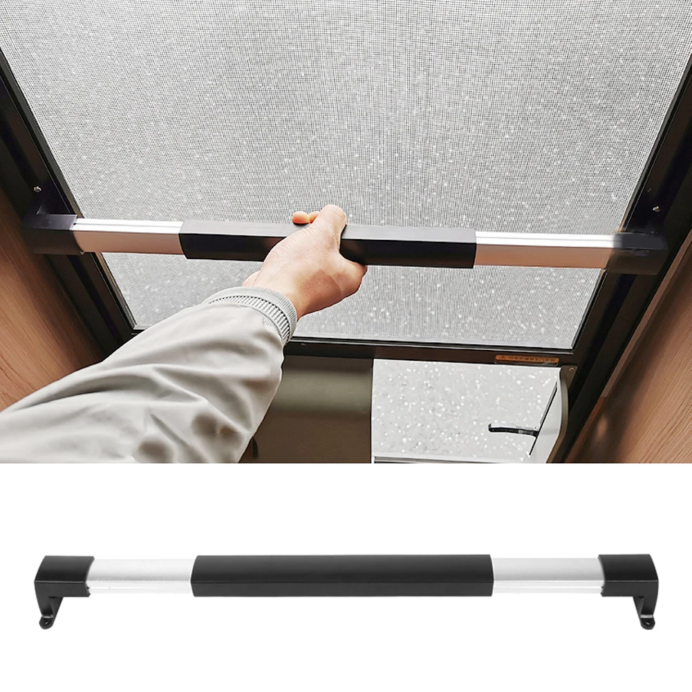 

RV Screen Door Handle Adjustable From 21-5/8 To 28-5/8 Inch Universal Fits For RV Motor Home Camper And Travel Trailer