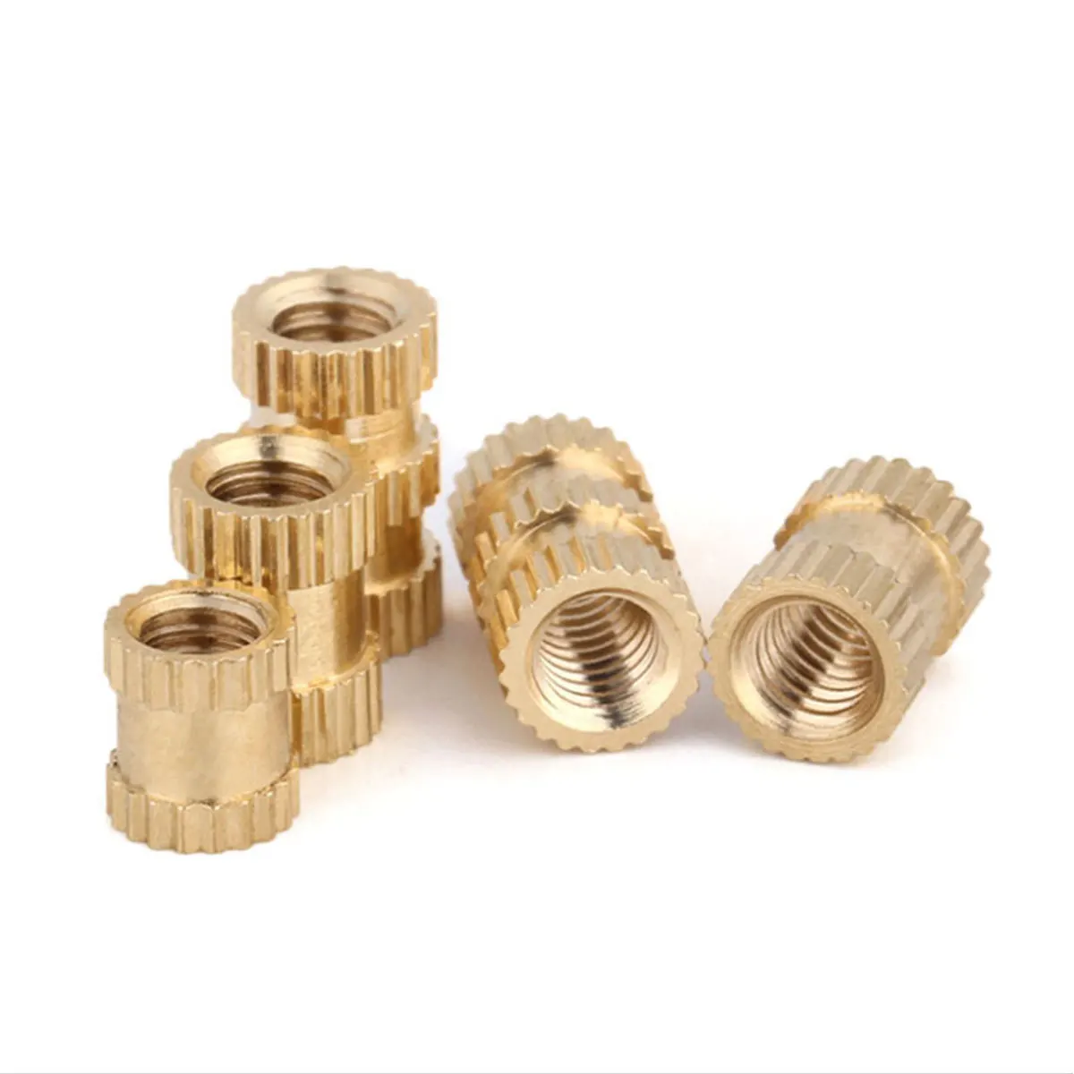 

M2 M3 M4 M5 330Pcs/set Female Thread Knurled Nuts Brass Threaded Insert Round Injection Moulding Knurled Nuts Assortment Kit