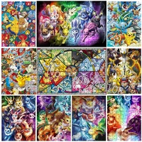 pokemon pikachu jigsaw puzzles japanese anime 3005001000 pcs puzzle cartoon creative decompression educational toys for kids