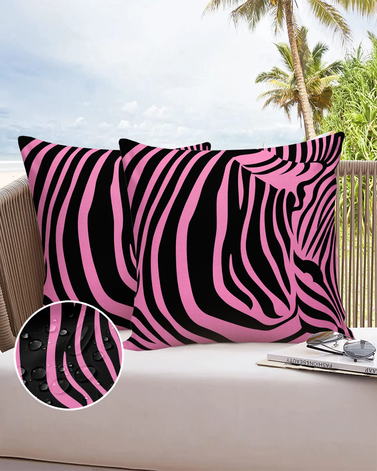 

2/4 шт., водонепроницаемые чехлы для диванных подушек