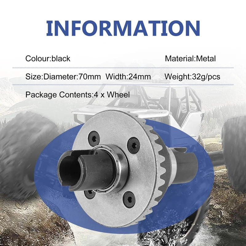 Набор дифференциалов EA1057 для JLB Racing CHEETAH 11101 21101 J3 Speed 1/10 запчасти радиоуправляемых
