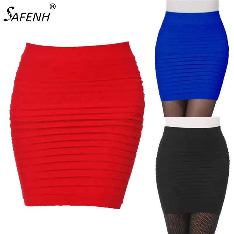 

2021 Summer Wear Skirts Pinstripe Stretch Short Skirt Of Cultivate One's Morality For Women Mini Skirt
