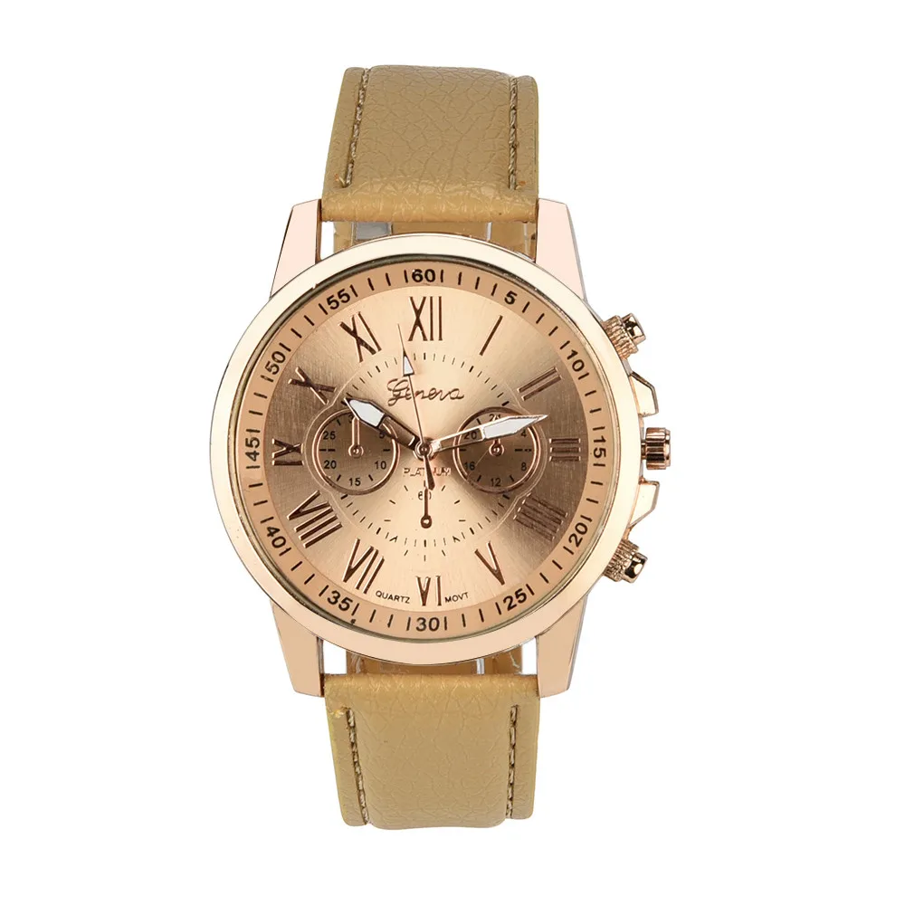 

Women Watches Luxury 2022 Roman Numerals Faux Leather Analog Quartz Watch For Women Zegarek Damski Часы Женские Наручные Relógio