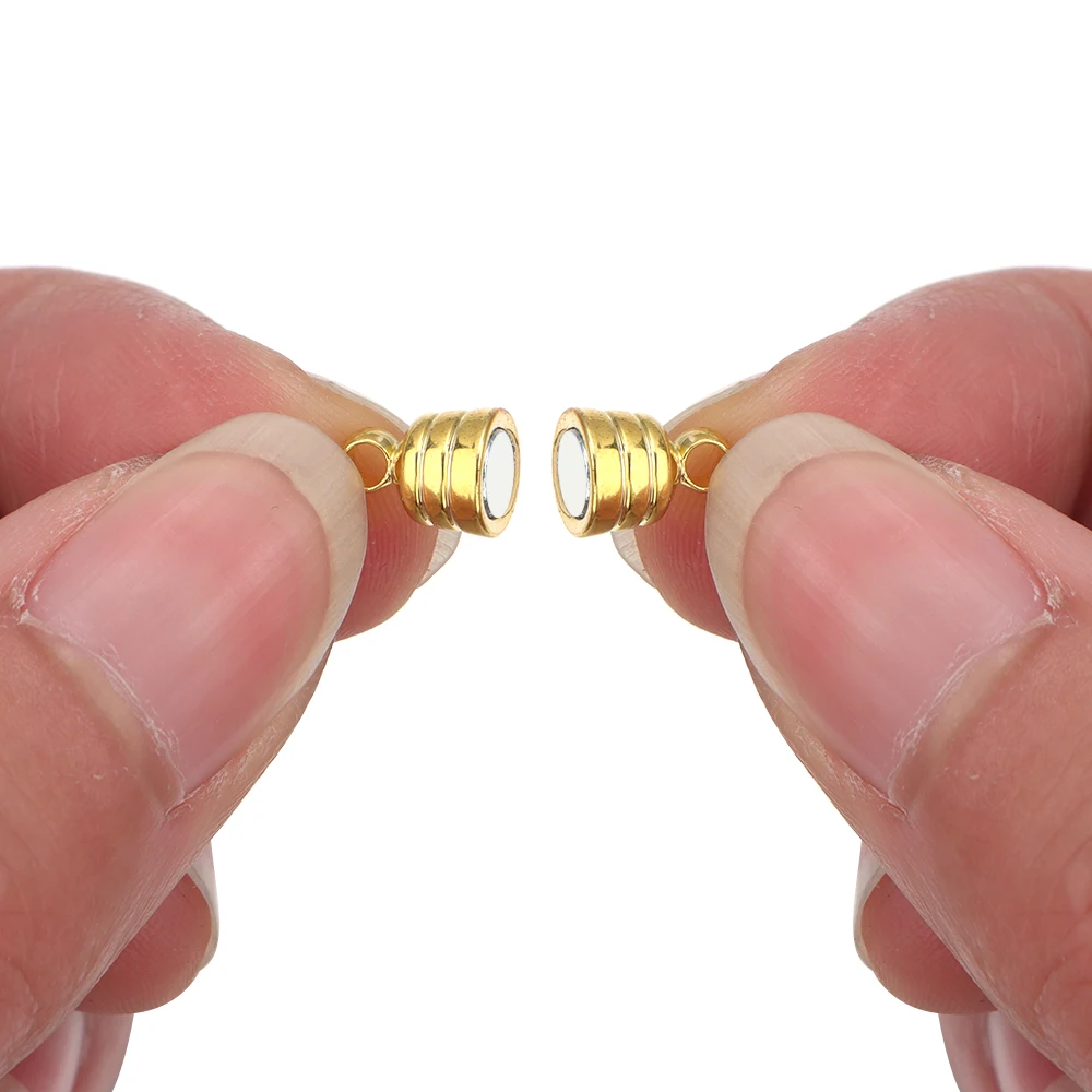 5 компл./лот медные сильные магнитные застежки металлические круглые пряжка