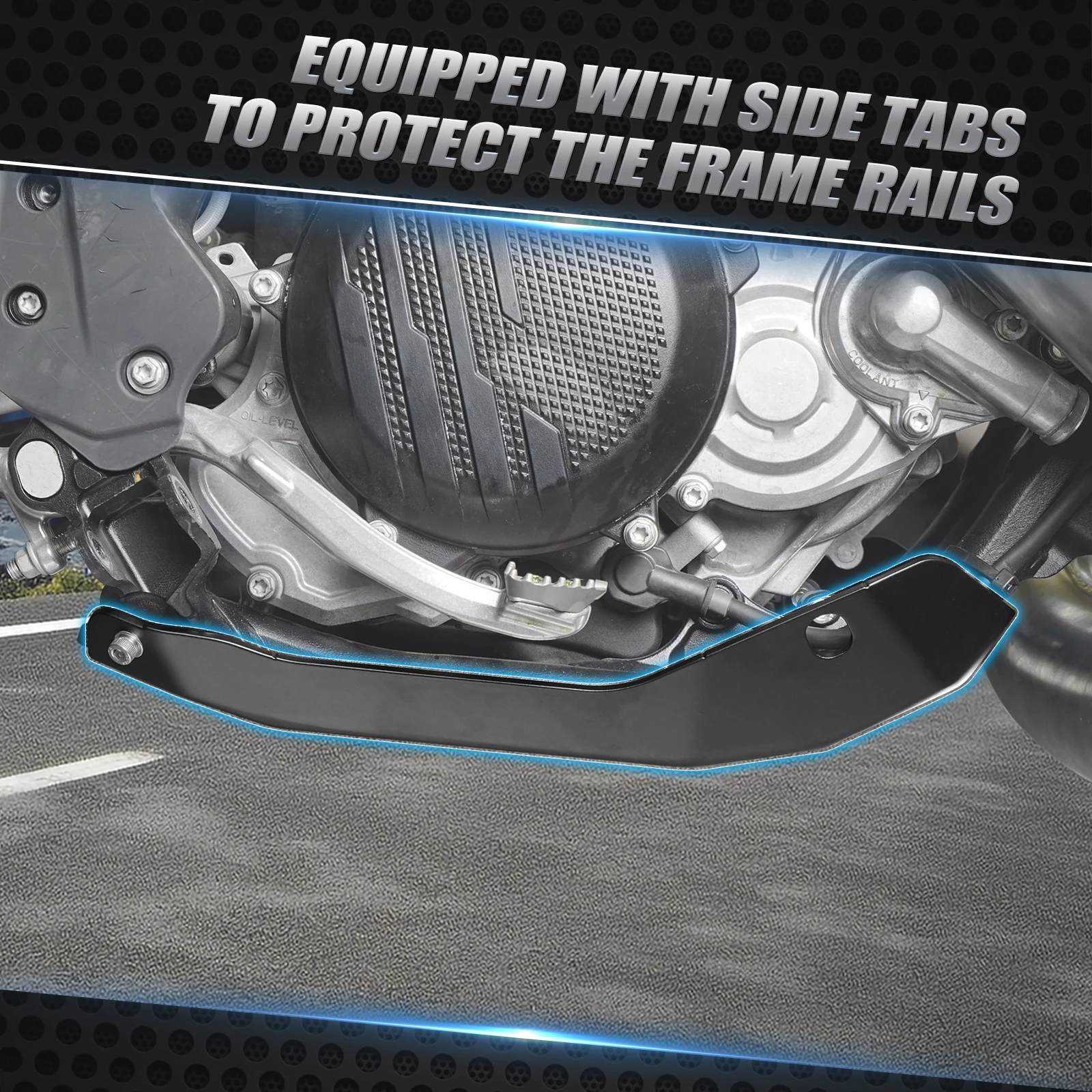 Для KTM EXC 300 2024 NICECNC Skidplate Нижняя защита двигателя мотоцикла XCW 250 SX XC 300-2023