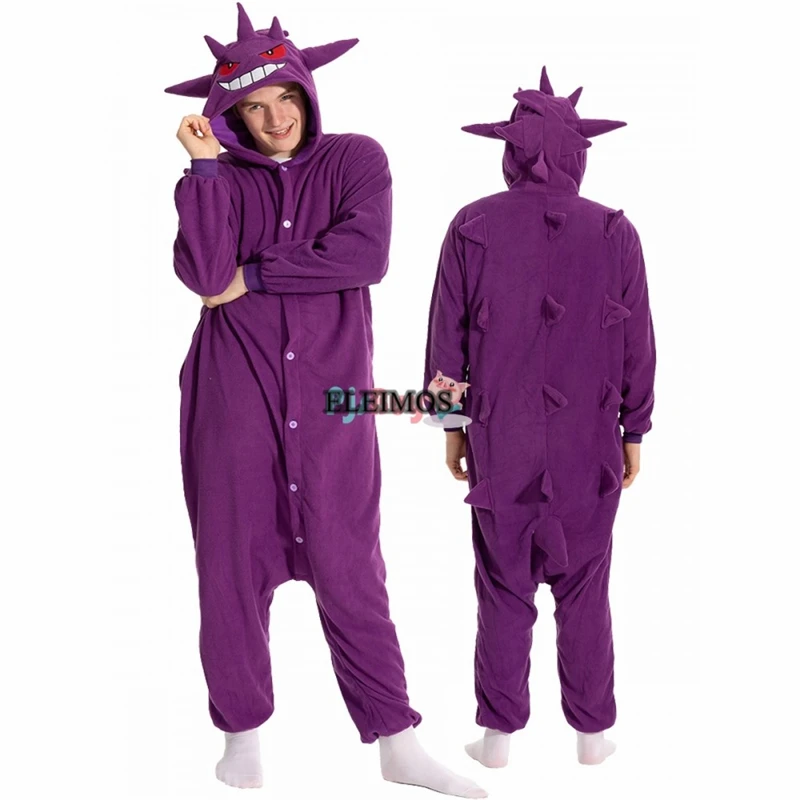 Halloween Onesie For Women Men Adult Kids Animal Kigurumis Pyjamas Cartoon Pajama Homewear Cosplay Party Costume 2XL 3XL 4XL