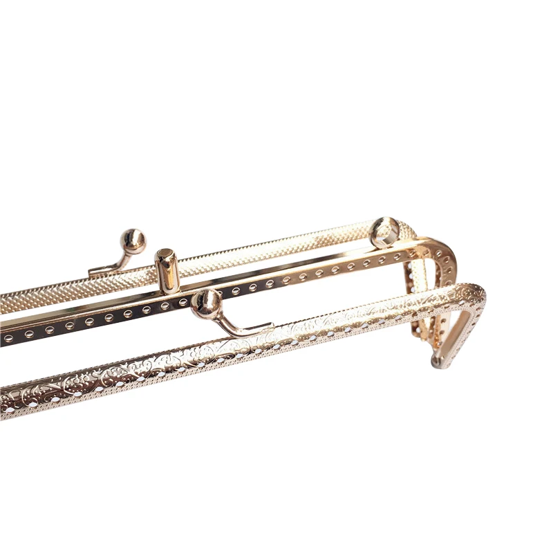 10pcs/lot 18cm Metal Purse Frame for Women Clutch Bag Handle Double Kiss Clasp Lock for Handbag Hardware Bag Part & Accessories