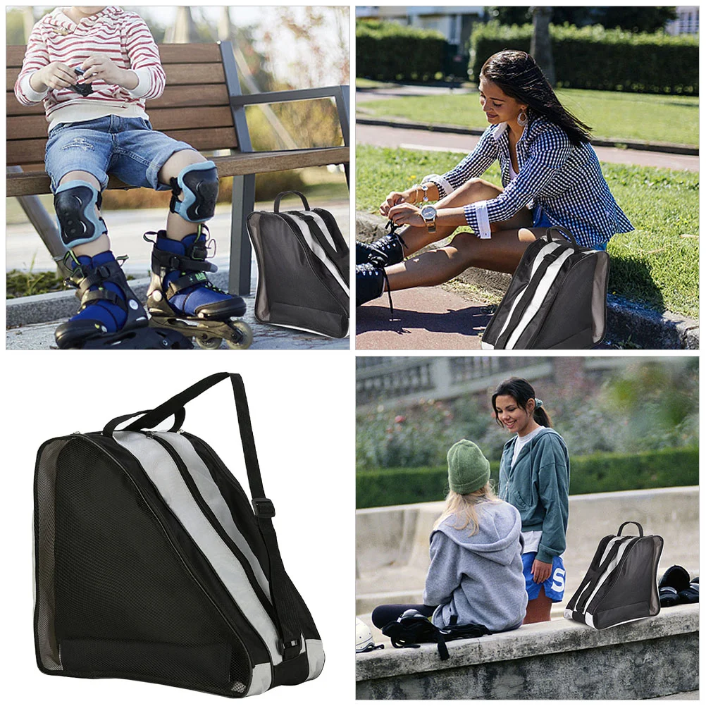 Bag Rollershoe Pouch Case Shoes Storage Packing Organizer Zipper Breathable Portable Holder Container Inline Carrier Handbag