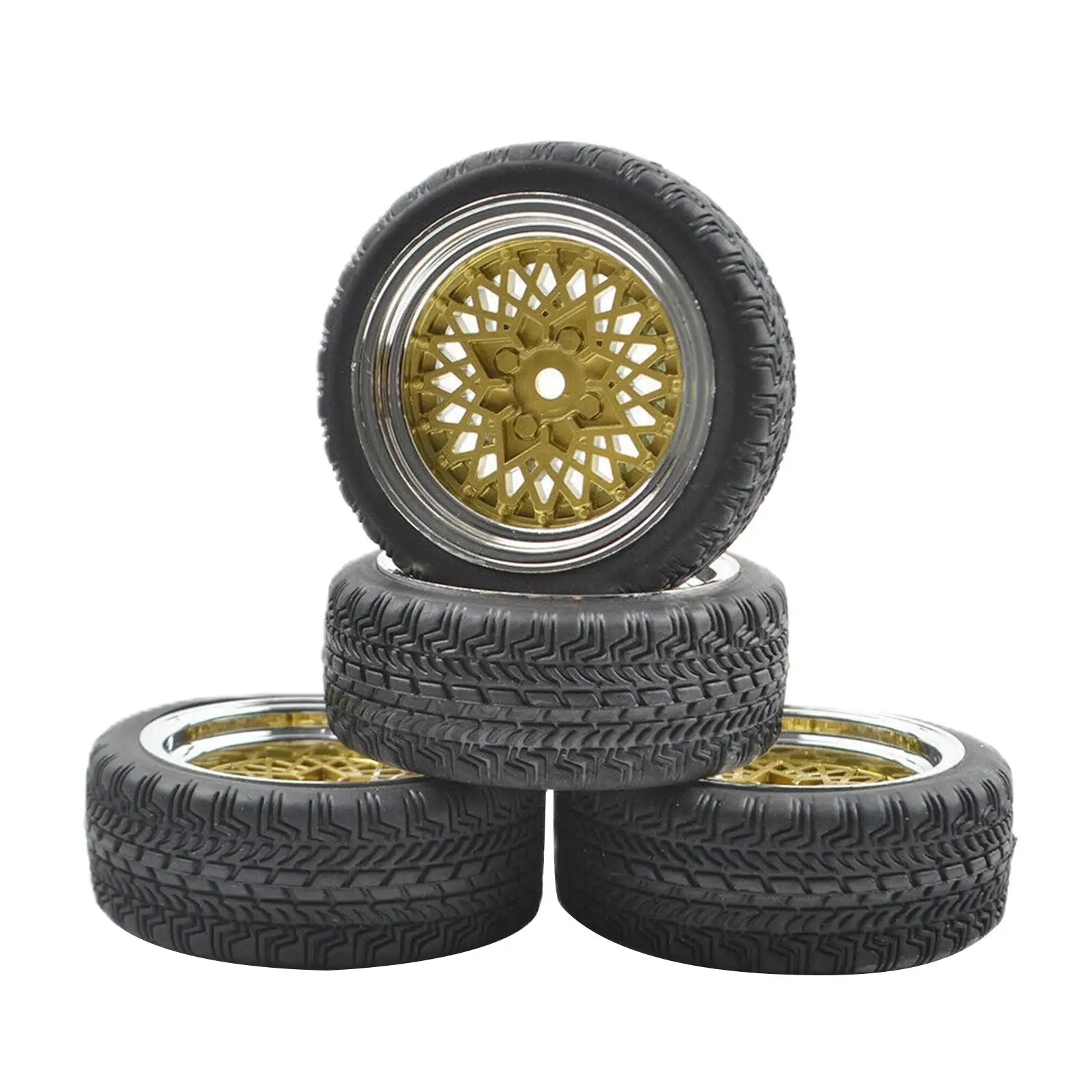 

4Pcs RC Crawler Car Plastic Wheel Tire Replacement for HSP Trucks DIY