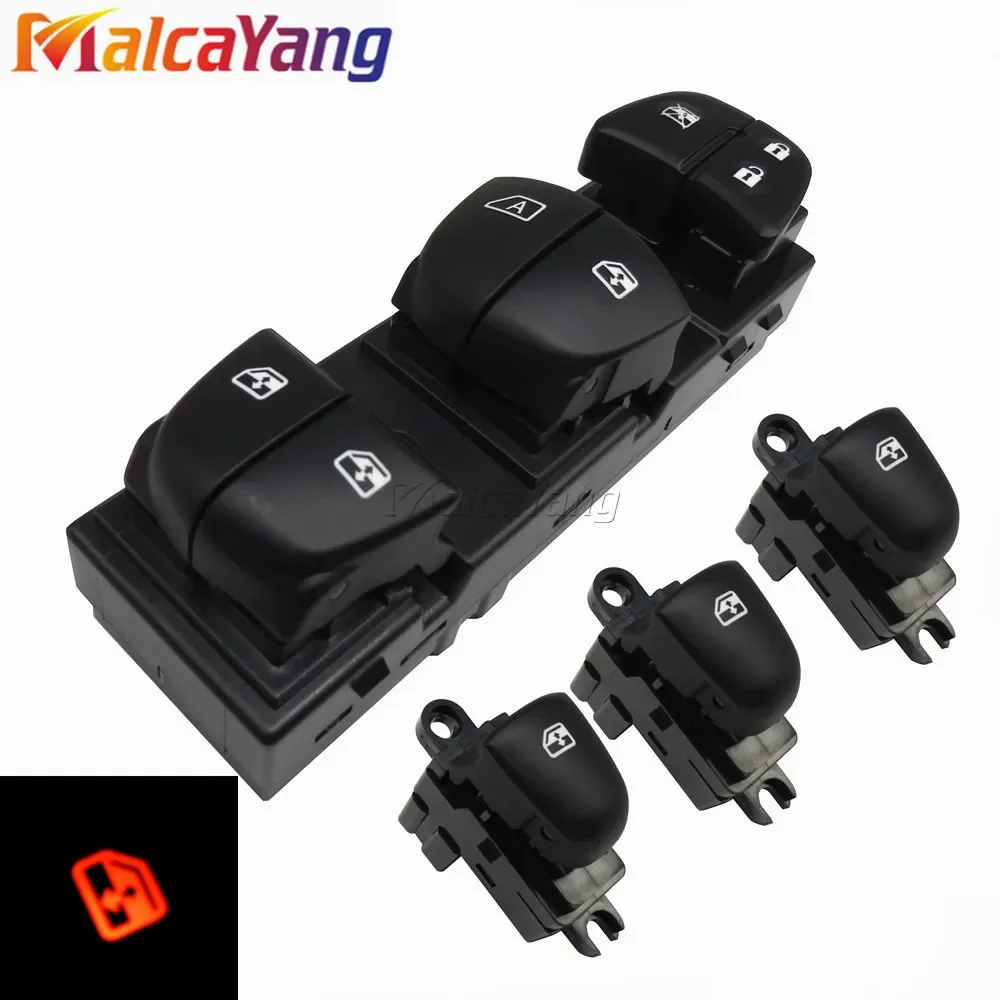 

Для nissan X-trail T32 rogue Qashqai J11 2018 светодиодный Мощный Интеллектуальный переключатель на окно Авто Главный подъемник аксессуары