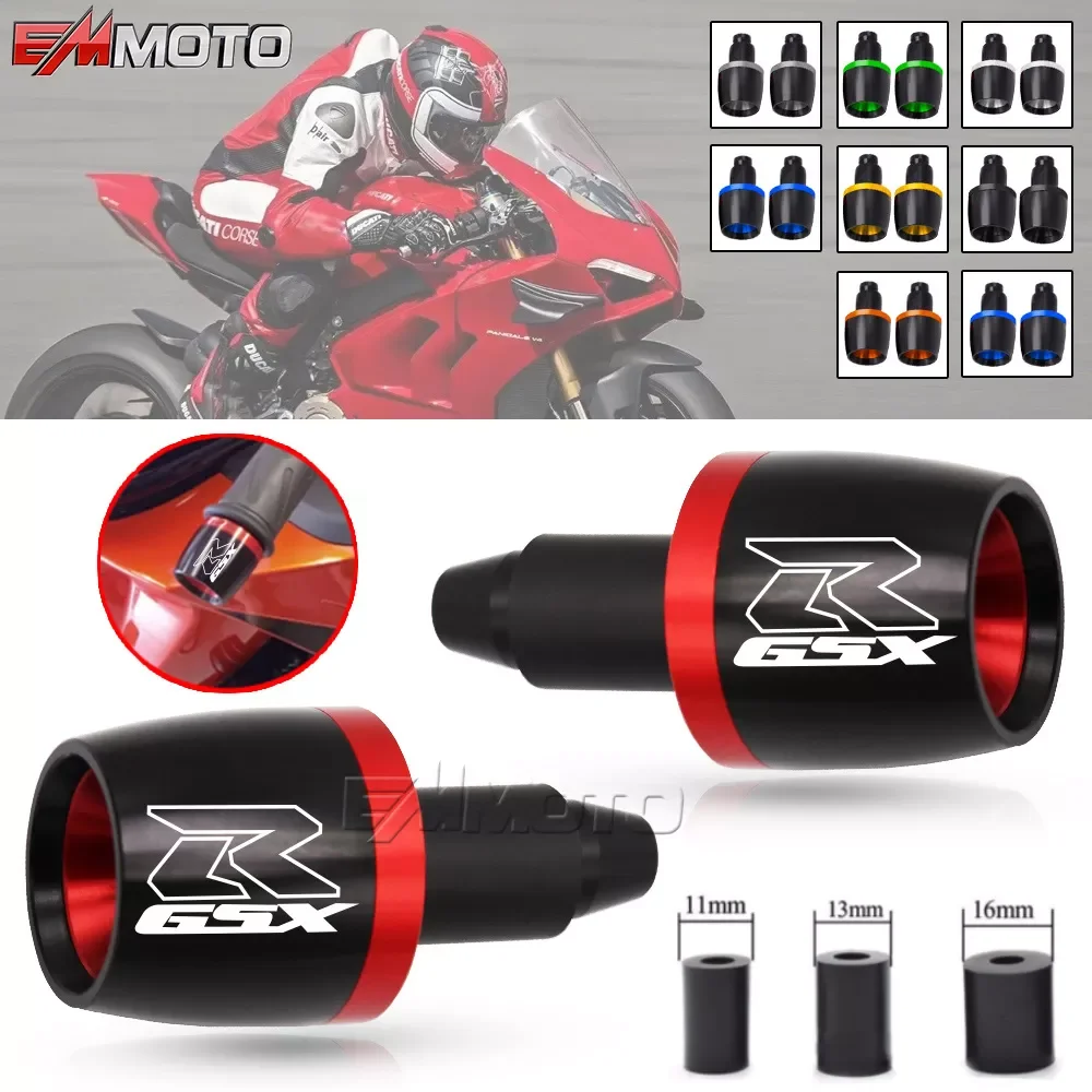 

NEW2023 Motorcycle 7/8" 22mm CNC Aluminum Handlebar Grips Bar End Plugs for SUZUKI GSXR GSX-R 1000 750 600 K1 K2 K3 K4 K5 K