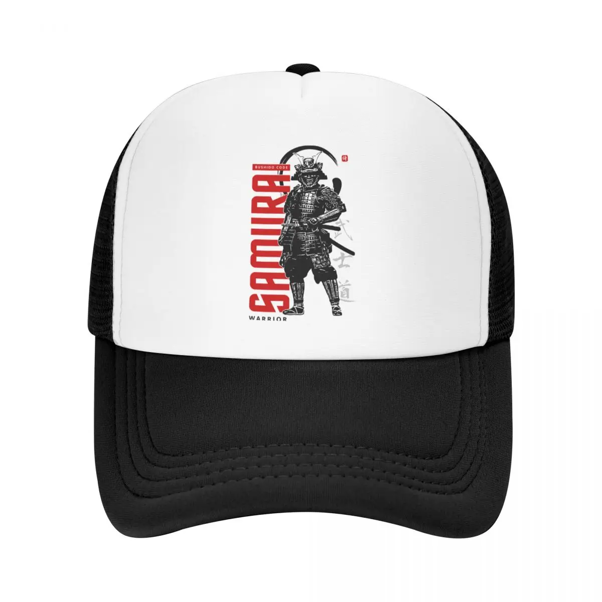 

Custom Samurai Bushido Code Baseball Cap Outdoor Women Men's Adjustable Japanese Warrior Trucker Hat Spring Snapback Caps