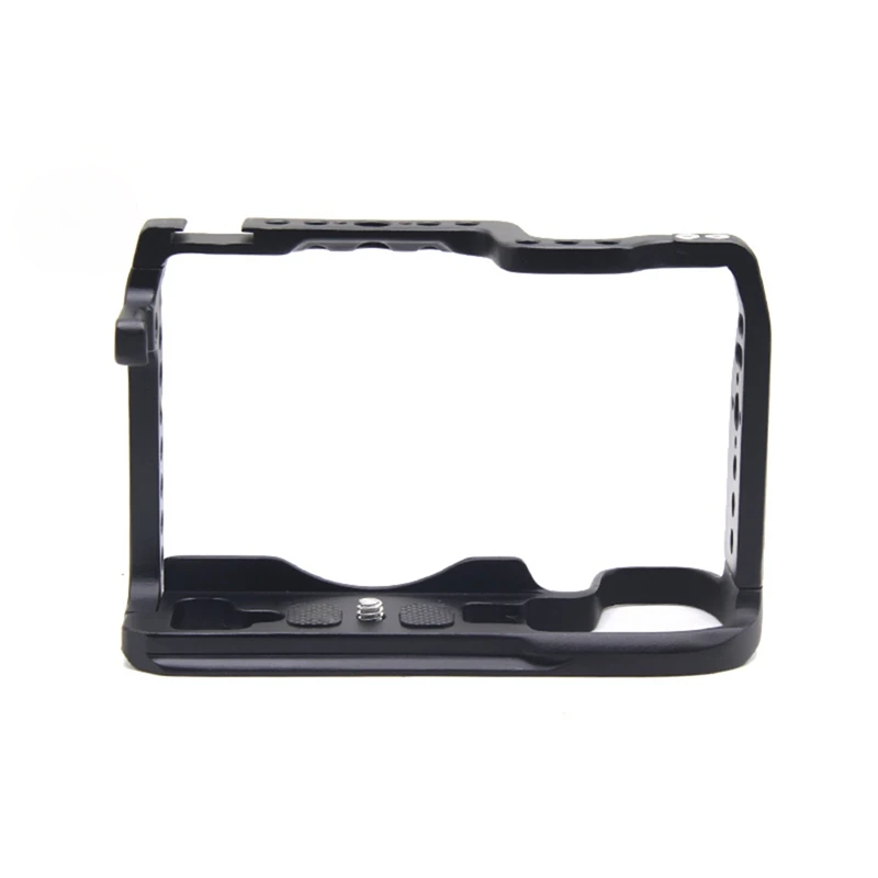 

DSLR Camera Cage Frame Box With 1/4 Thread Holes For Canon EOS RP Feature For Magic Arm Microphone Fill Light Attachment
