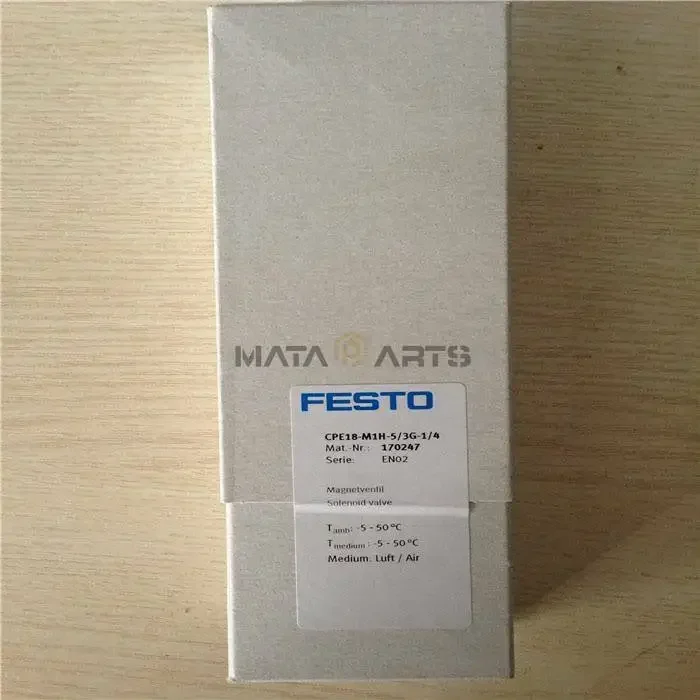 ОДИН FESTO CPE18-M1H-5/3G-1/4 CPE18M1H5/3G1/4 170247 Новый