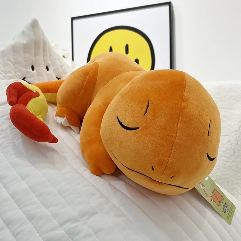 

Charmander Pokémon fire-breathing dragon initial small fire dragon plush doll Pokémon 40cm doll fire dinosaur Kid Christmas Gift