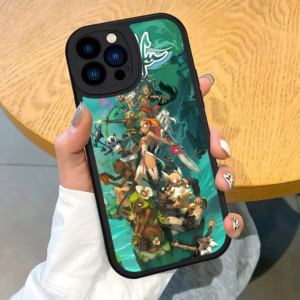 Чехол для телефона Game W-Wakfu iPhone 14 15 11 12 13 X XR Pro MAX Plus Защитная мягкая кожаная задняя