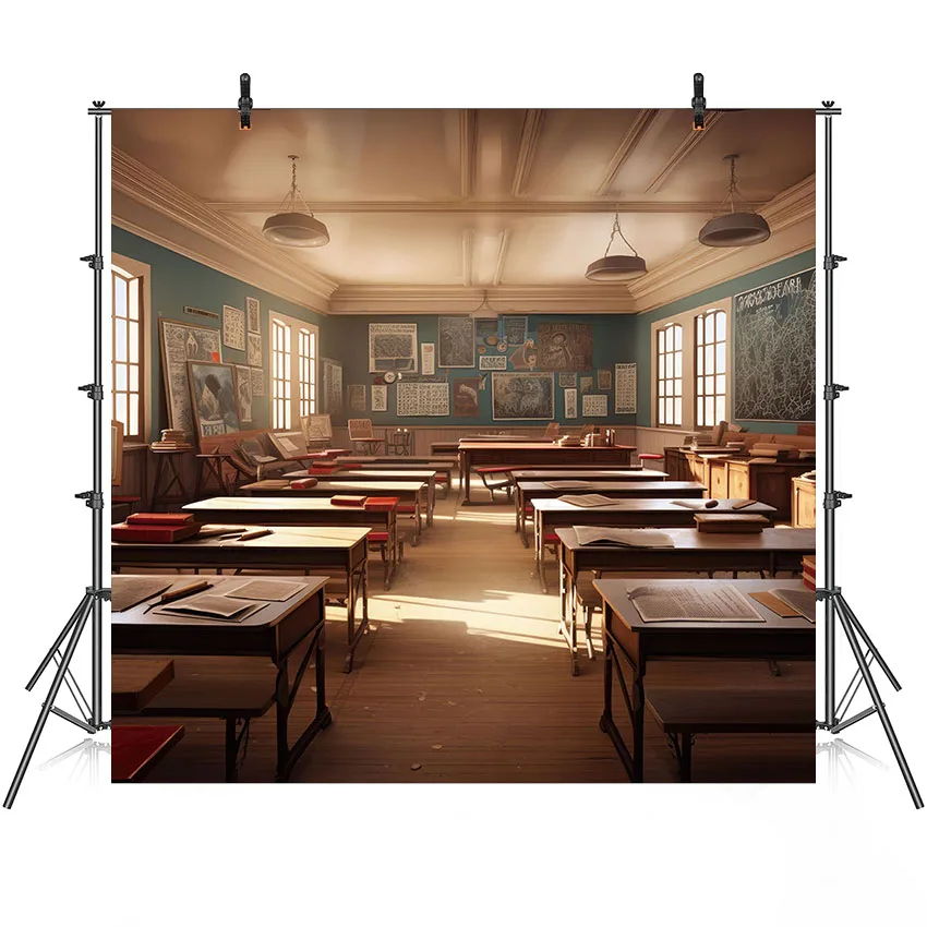 Фон для фотосъемки с изображением Школьной Доски