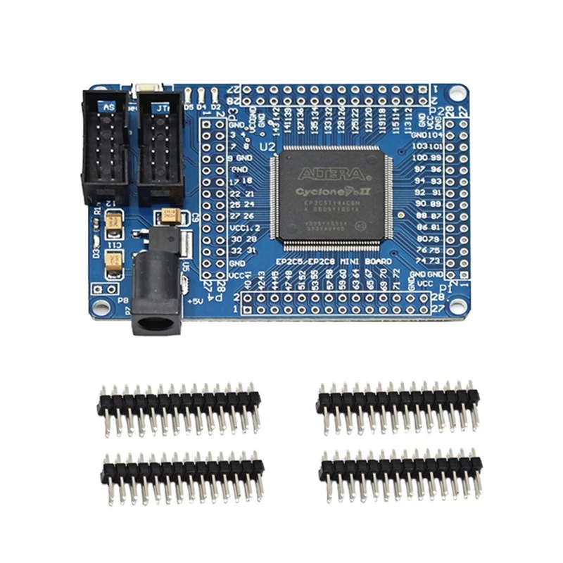 

EP2C5T144 Development Board Support Niosii Embedded CPU Development Blue Core Board For Cycloneii EP2C5T144