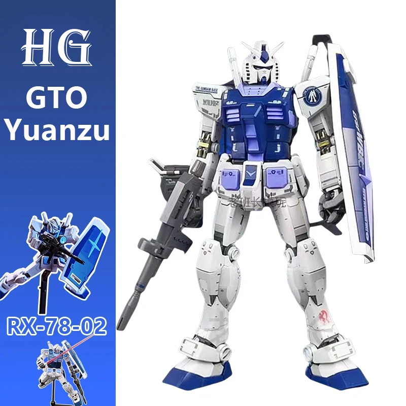 012 GTO Yuanzu RX-78-02 HG1/144 Модель игрушки Меха в сборе Анимационный комплект Орнамент