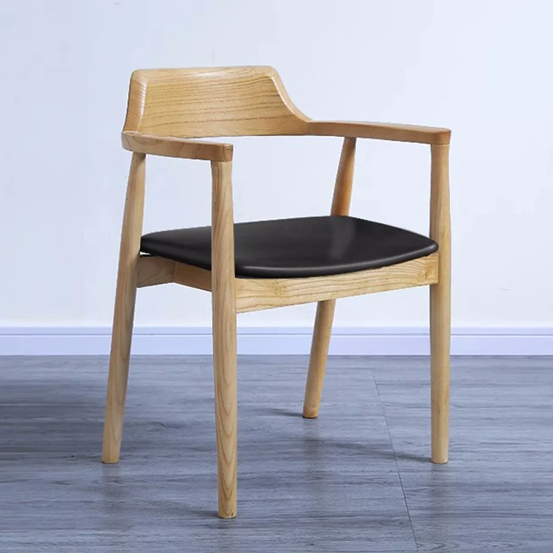 

Office Ergonomic Dining Chairs Designer Kitchen Mobile Lounge Accent Chair Wooden Luxury Krzesla Do Jadalni Home Furniture