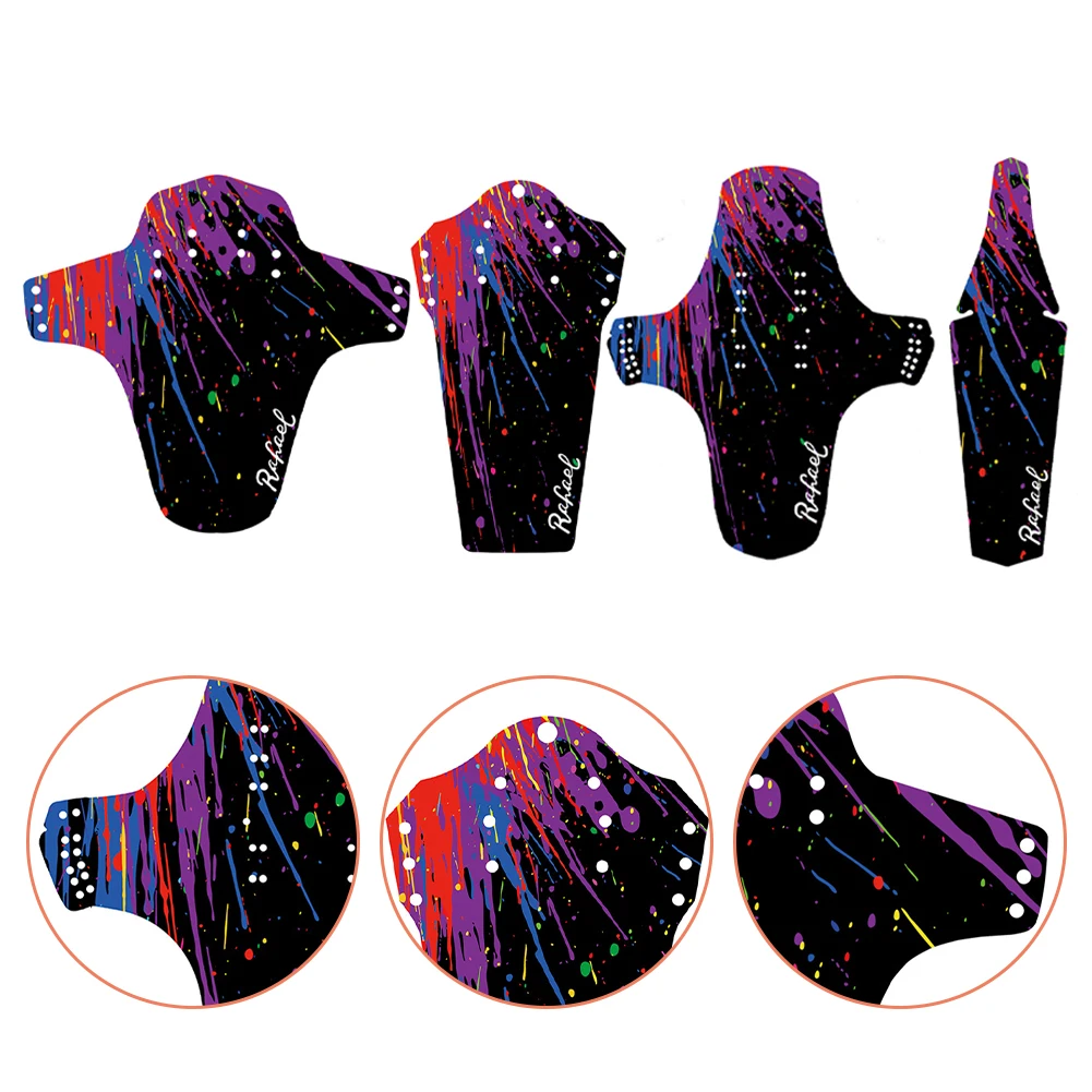 

Брызговик для горного велосипеда, Сверхлегкий брызговик из полипропилена для дорожного велосипеда, передний и задний Универсальный быстро...