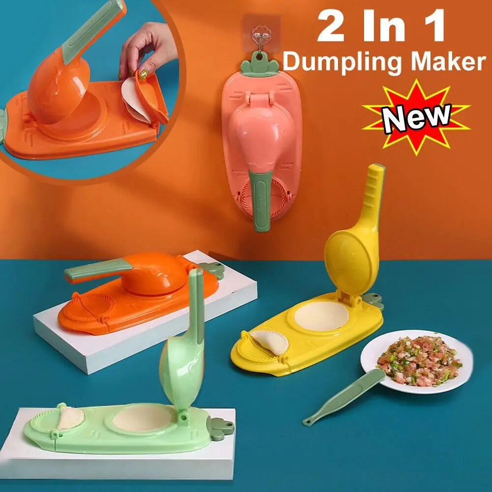 

Pressing Tool 2 in 1 Kitchen Dumpling Making Tool Dumpling Maker Dumpling Moulds DIY Dumpling Maker Dumpling Skin Maker