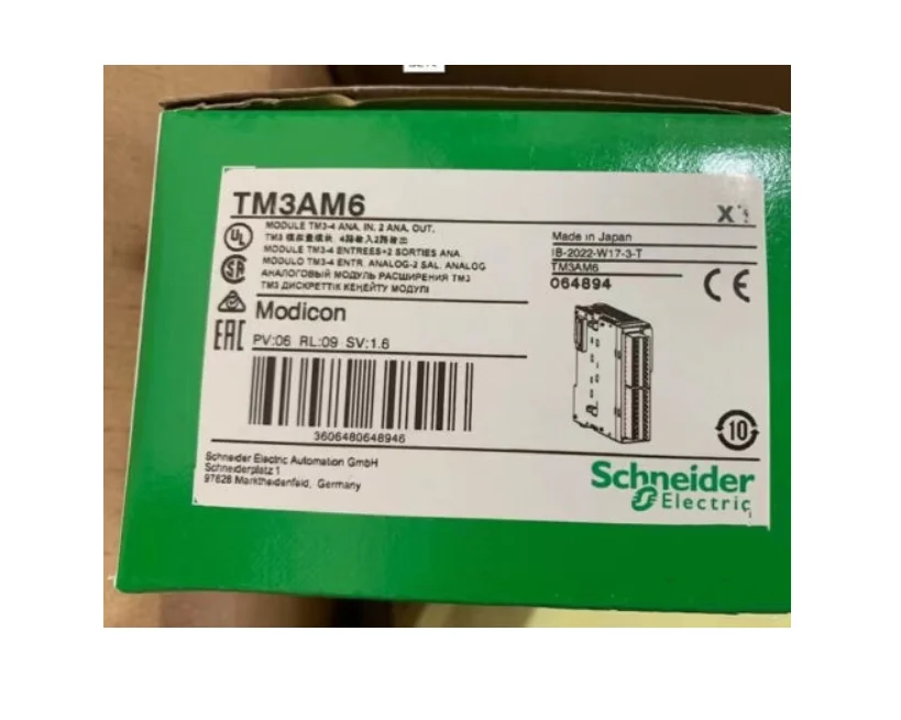 

1 год гарантии, новый S chneider TM3AM6 PLC контроллер