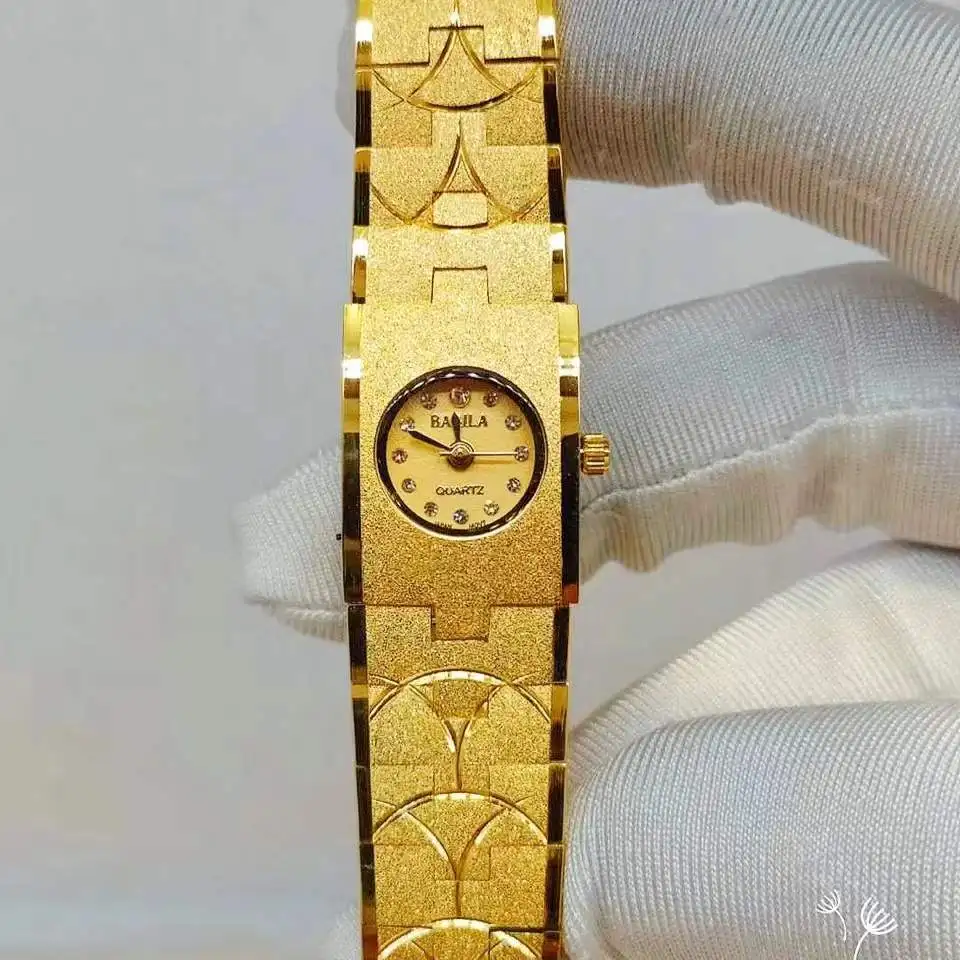 

hIgh Quality 2022 new women's watch 24K gold watch Japanese movement gold gift for lovers inlaid diamonds small and luxurious