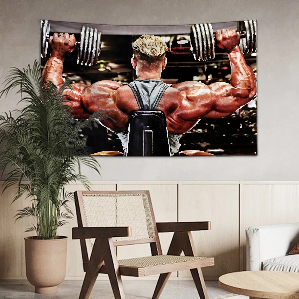 3x5 футов бодибилдинг тренажерный зал Арнольд Шварценеггер флаг полиэфир
