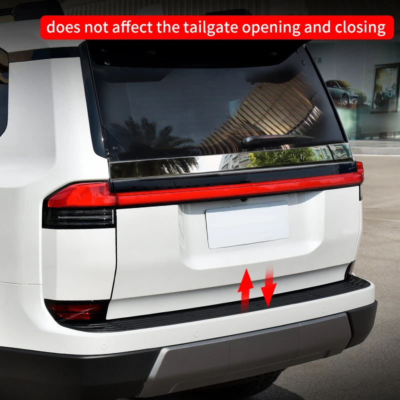 Для Лексус GX550 GX550h 2024 2025 Задняя дверь Украшение Яркая полоска For Lexus Экстерьер