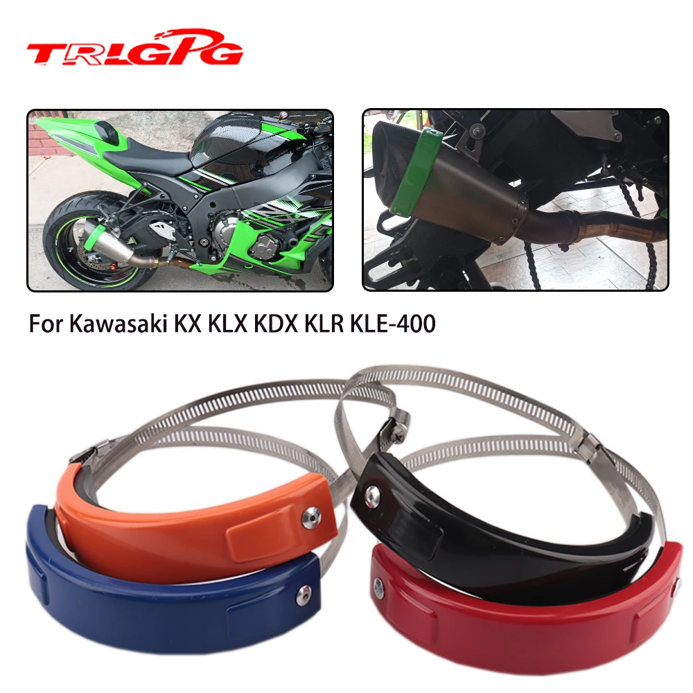 

Выхлопной глушитель для Kawasaki KX KLX KDX KLR, 100-140 мм, термостойкий глушитель, защитный глушитель