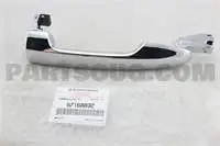 

Код магазина: MB1043KFR внутренняя дверная ручка внешняя правая (хромированная) L200 --