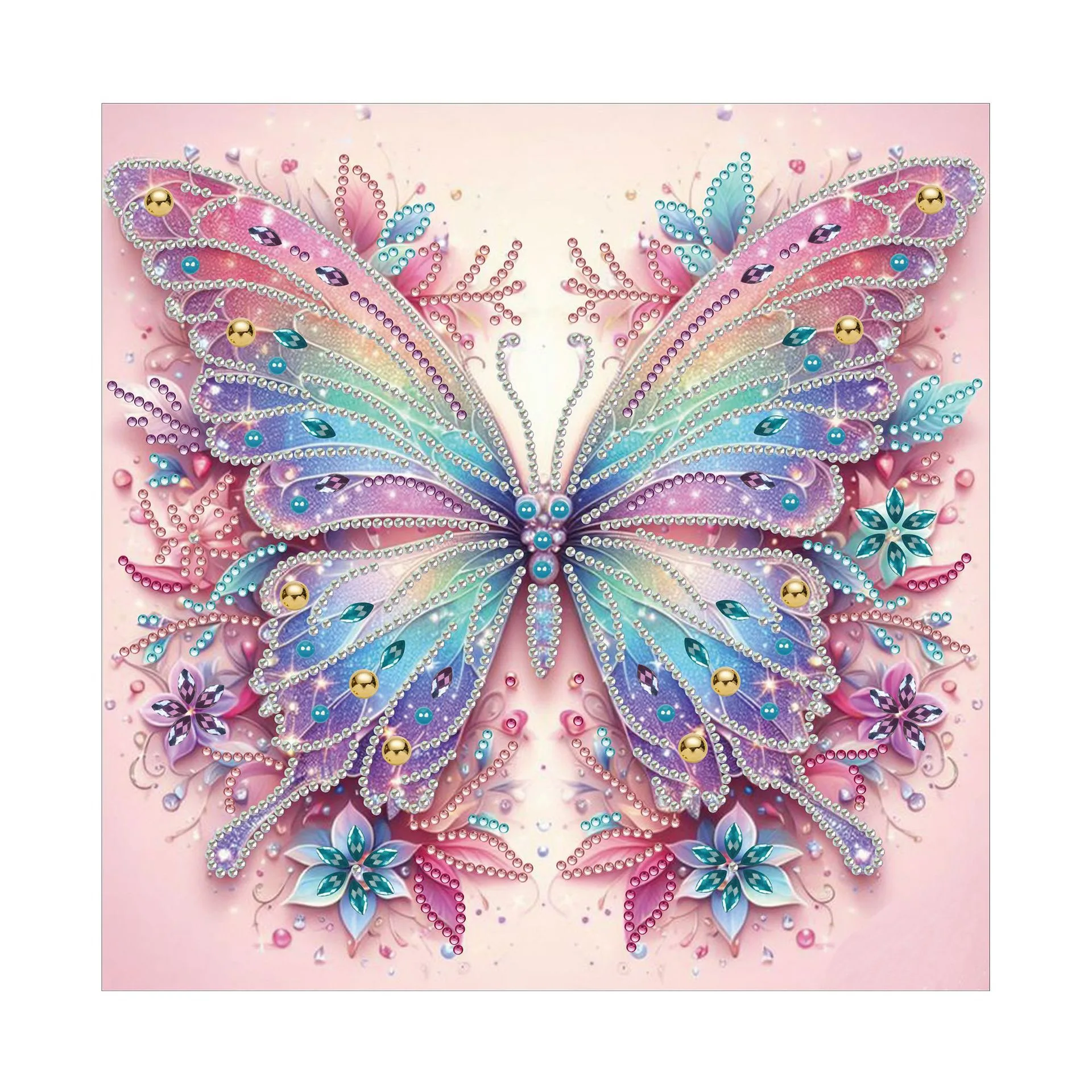 Набор для алмазной вышивки бабочка с нестандартной вышивкой