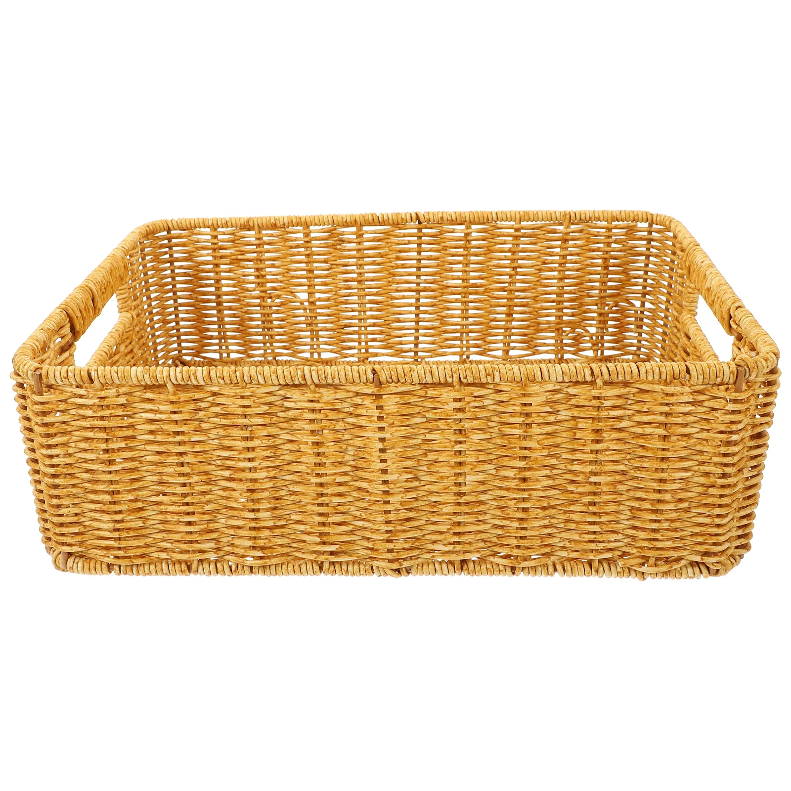 

Basket Wicker Storage Box Holdertea Rattan Woven Paper Toilet Shelvesbins Drawer Organizer Coffee Station Bread Fruit