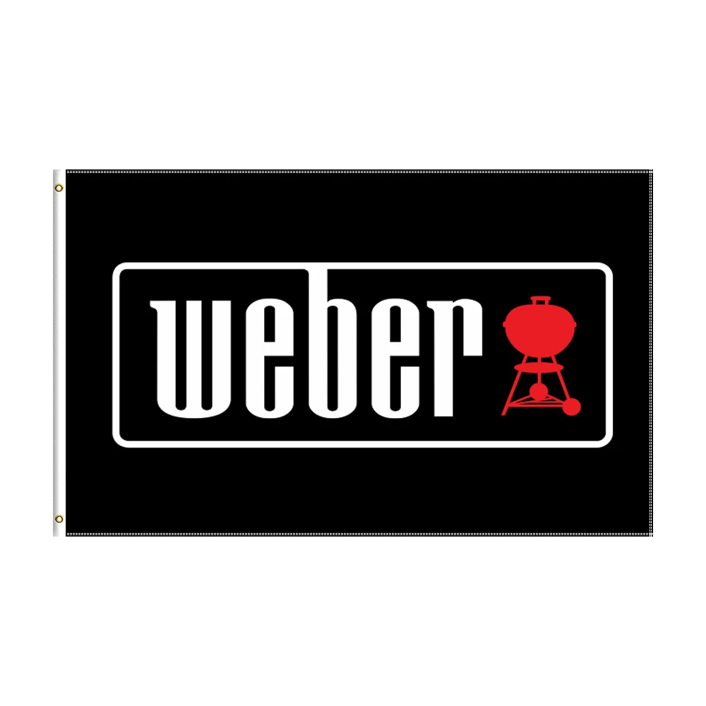 

3x5 Ft Weber BBQ Flag Polyester Hanging Banners for Decor