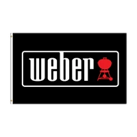 3x5 ft weber bbq flag polyester hanging banners for decor