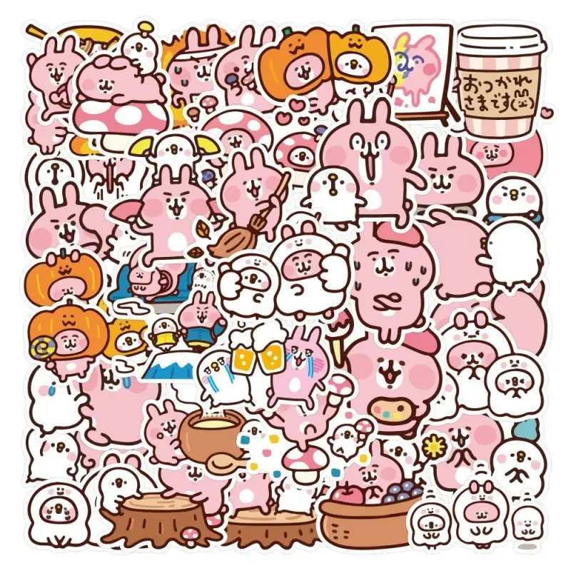 

Cute Pink Ins Small Rabbit Hand Account Cute Funny Rabbit Pink Cartoon Mobile Phone Suitcase