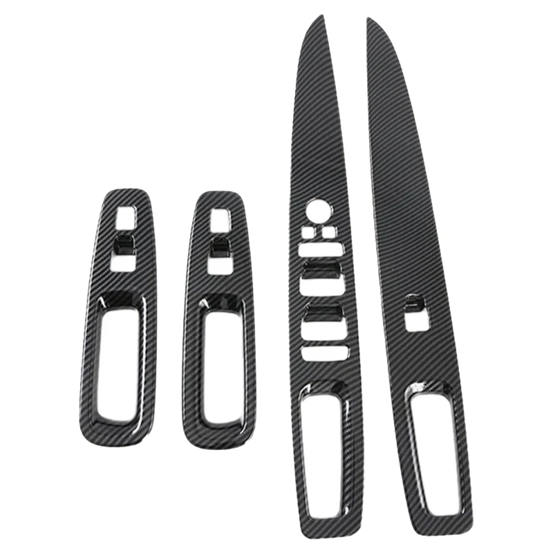 

Для Hyundai Elantra 2021, левый руль, 4 шт., кнопки переключения для автомобильных дверей и окон, крышка, молдинг ABS