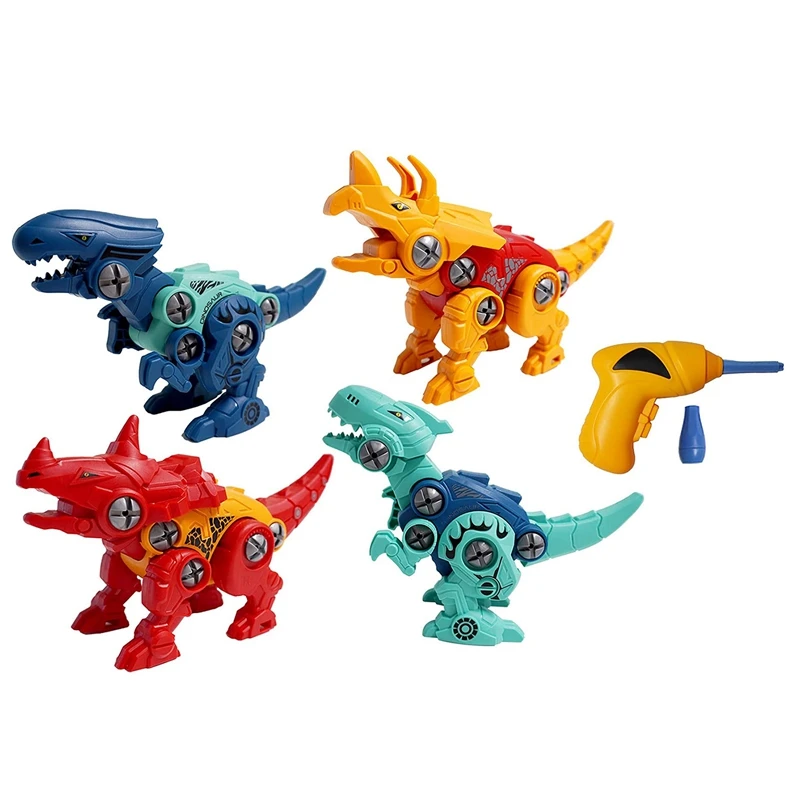 

Игрушки-Динозавры для детей 3-5 5-7 Stem, строительные Обучающие строительные наборы для оптимального подарка детям на день рождения