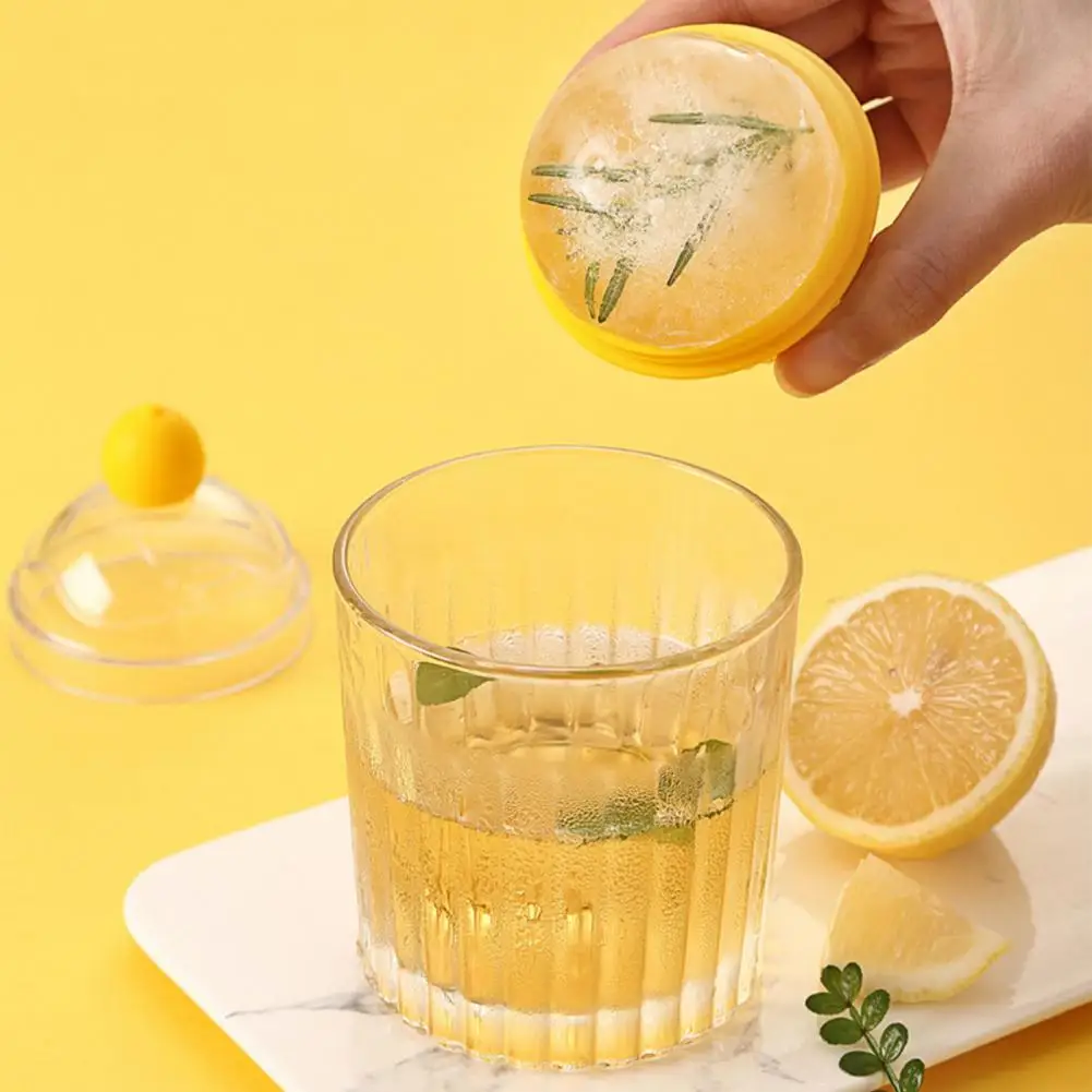 

Unique Ice Cube Maker Non-stick Wear Resistant Large Caliber Whiskey Ice Ball Tray Good Toughness Ice Cube Tray Bar Supply