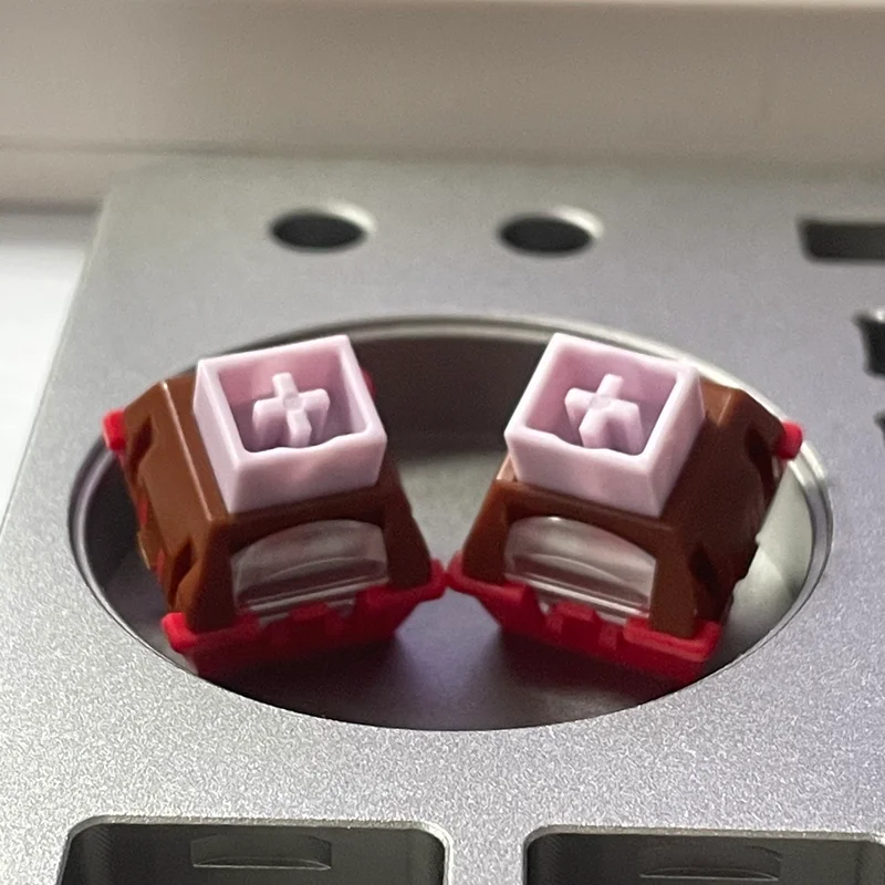 Фото Магнитный переключатель TTC POM King of Magnetic Switch HIFI Thocky, полностью из POM-пластика, линейный, суперплавный, с тонкой смазкой, настраиваемый магнитный переключатель для клавиатуры №4