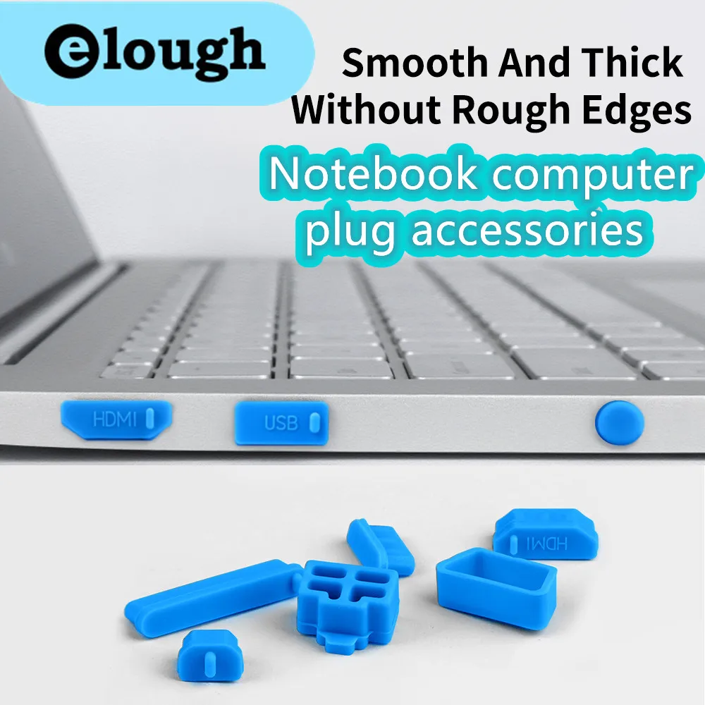 

Elough 16pcs Anti-dust Plug Notebook Dustproof Stopper Laptop Universal USB Dustproof PlugComputer Silicone Interface Cover