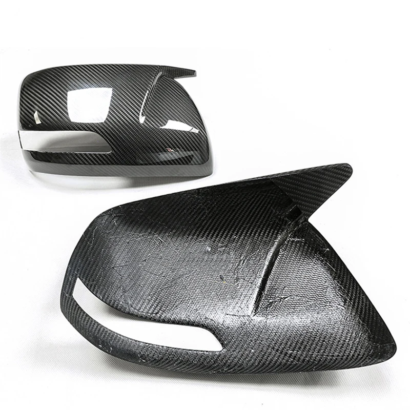 Фото Декоративные крышки зеркал для Toyota Land Cruiser Prado FJ150 10 11 12 13 14 15 16 17 18 19 20 21 Накладка зеркал из настоящего углеродного волокна №2
