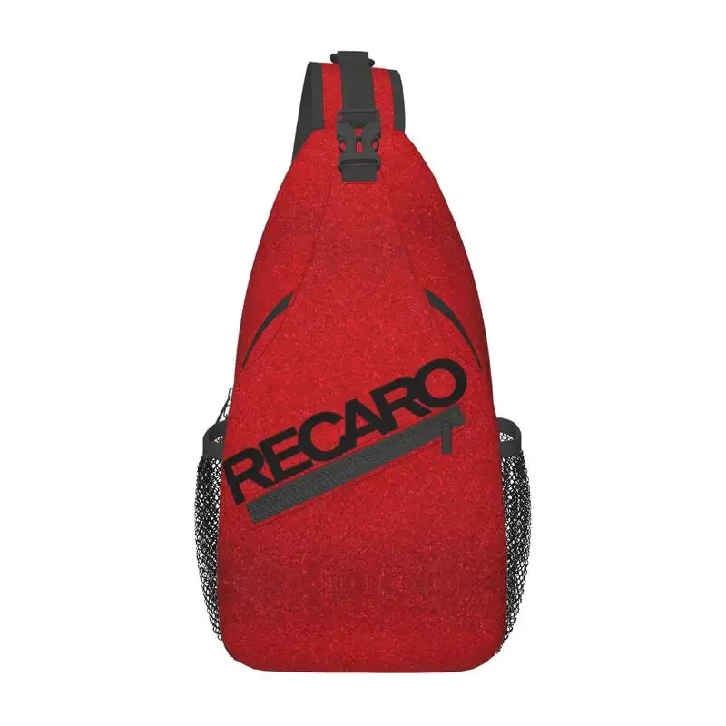 

Casual Recaros Logo Sling Crossbody Backpack Men Shoulder Chest Bag for Traveling