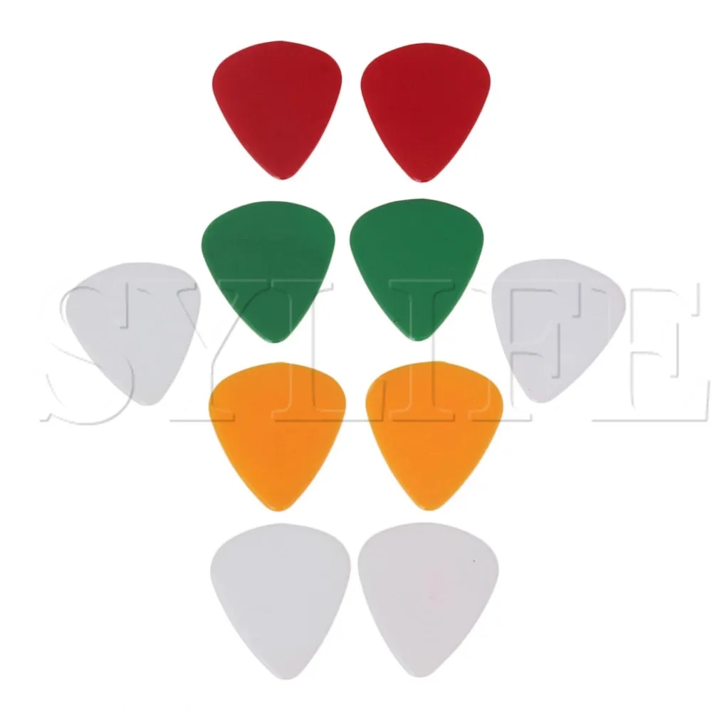 

1 Set of 10 pieces Guitar Picks Pick Plectrum /0.81MM