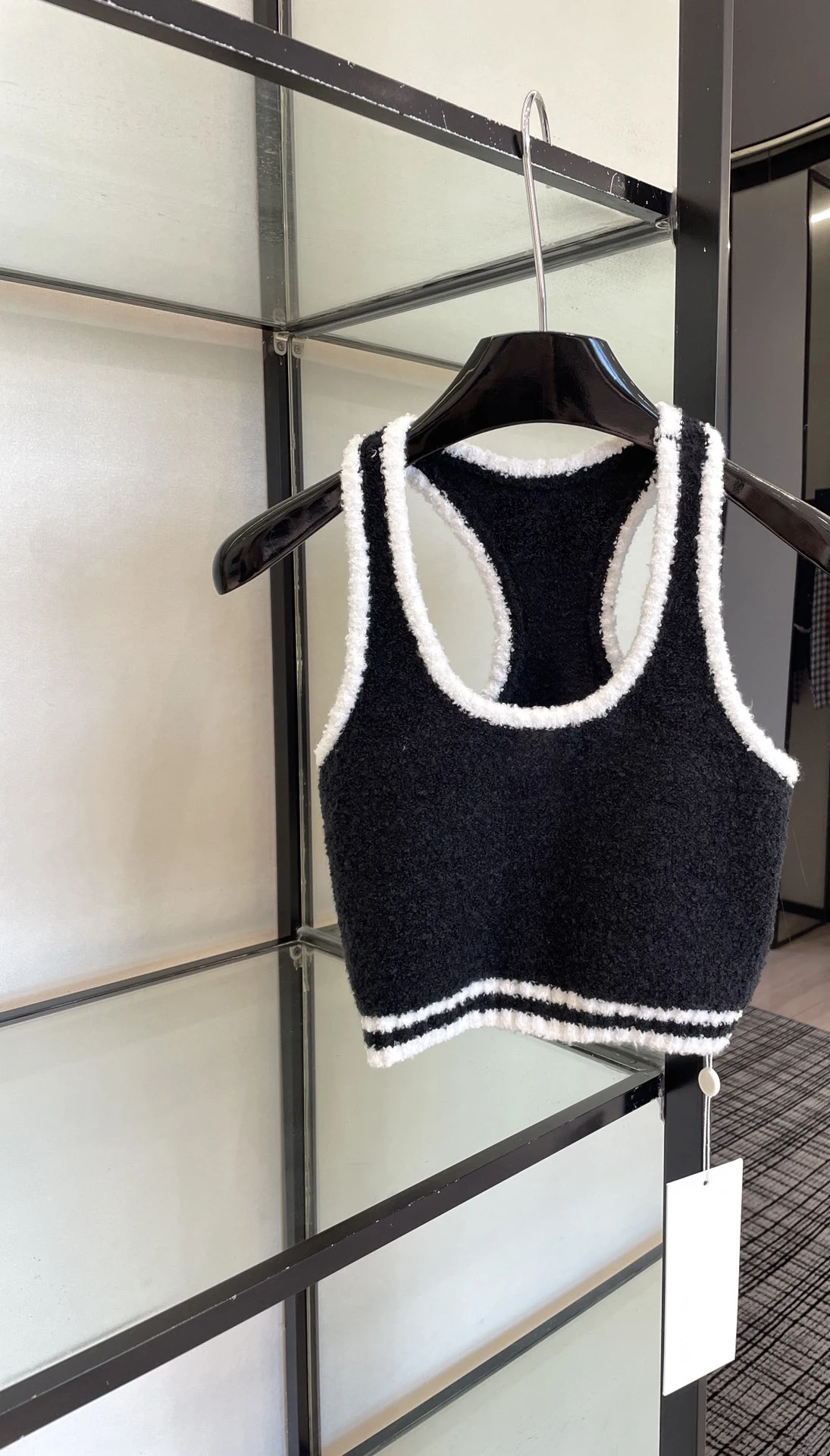 

Spring and summer new products Spice girl style knitted vest, sports and sexy at the same without losing everyday