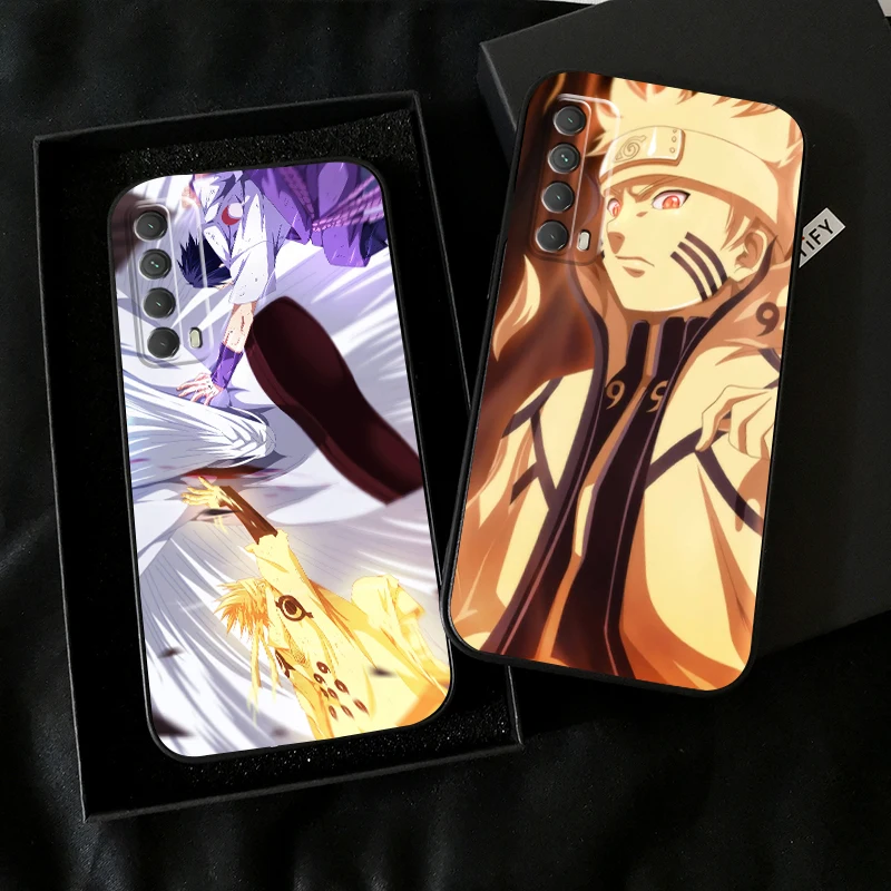

Japan NARUTO Anime Phone Case For Huawei Honor 7A 7X 8 8X 8C 9 V9 9A 9X 9 Lite 9X Lite Back Funda Carcasa Coque Black Soft